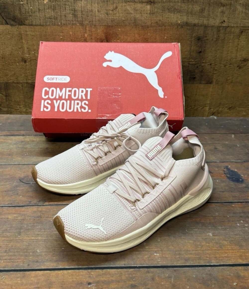 Puma Softride Symmetry Fuzion Size 8 Mauve Mist